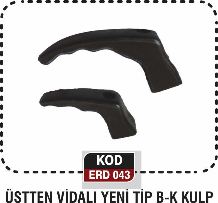 ÜSTTEN VİDALI YENİ KULP B-K  ERD 043